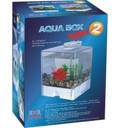 Mini Acuario Acrílico Aqua Box Betta con Iluminación Led 
