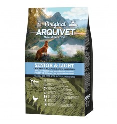 Arquivet-Original - Senior&Light - Pienso para perros adultos de todo tipo de razas - Pollo y arroz - 3 kg