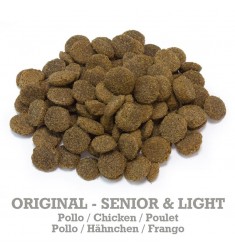 Arquivet-Original - Senior&Light - Pienso para perros adultos de todo tipo de razas - Pollo y arroz - 3 kg