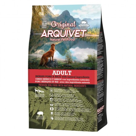 Arquivet-Original - Adult - Pienso para perros adultos - Cerdo Ibérico y arroz - 3 Kg