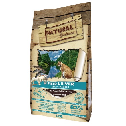 Natural Greatness Field & River | Ultra Premium Quality | para gatos