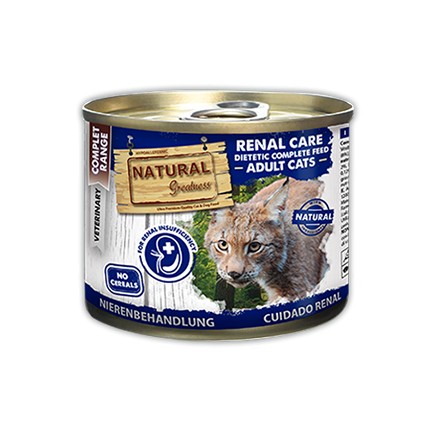 Natural Greatness Renal Care es un alimento húmedo completo hipoalergénico y sin cereales 200g