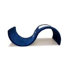Rascador azul en forma de ola, para gatos - 50 x 29 x 18 cm