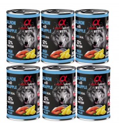 Alpha Spirit Grain Free Salmon y Piña 400gr [Bliste de 6 unidades) Comida húmeda para perros
