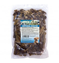 Arquivet Puntas de nervio de búfalo (Bolsa 500 g) completamente naturales que proporcionan a tu perro una higiene dental.