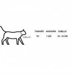 Collar para Gato Dashi Licencia Oficial Muskehounds Artículos para mascotas