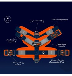 Joyser Soft Harness Marino/Naranja Talla M