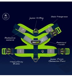 Joyser Soft Harness Marino/Verde Talla XL