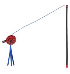 Varita para Gato Spiderman 7x46x3cm