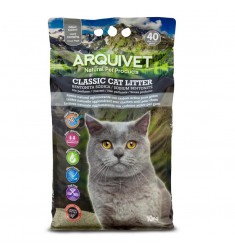 Classic Cat Litter - Arena 100% natural aglomerante con carbón activo para gatos - Producto premium